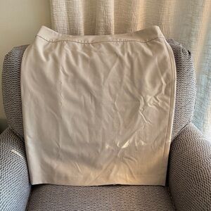 Calvin Klein Light Beige Pencil Skirt